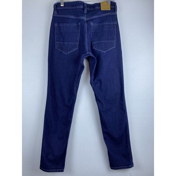 DU/ER Duer Size 30 30 Jeans L2X Slim Fit Blue Coolmax Flexible Technical Denim - Picture 4 of 8